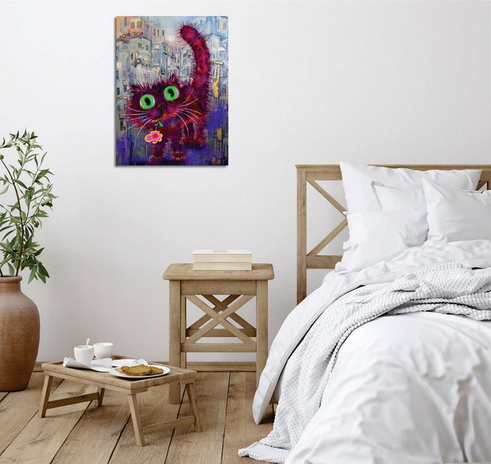 Wallity DC381 Lienzo Decorativo Multicolor 30 x 40 cm